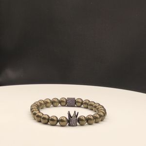 Mens pyrite bracelet